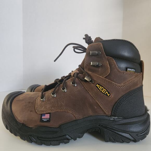 KEEN Utility Men's Mt Vernon II 6" Waterproof Boot (Steel Toe) Work, 10 wide - Picture 4 of 10